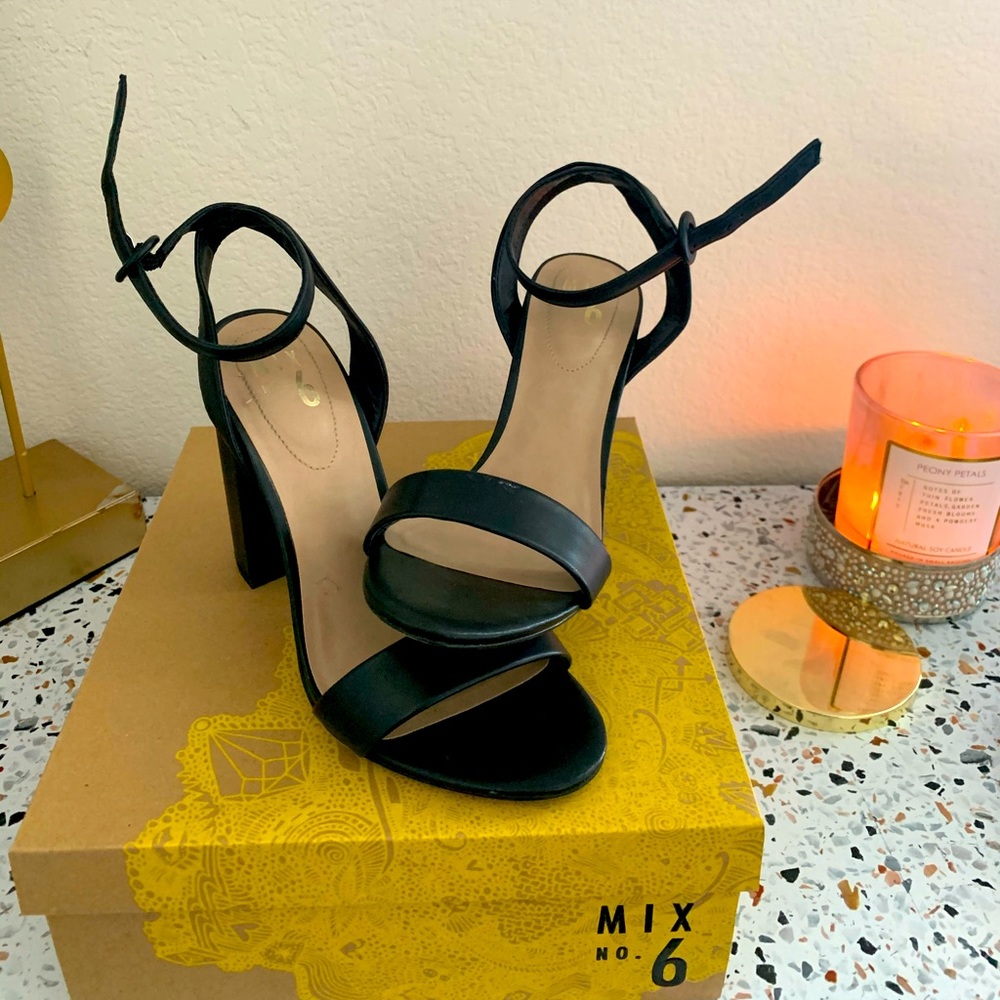 Open toe heels